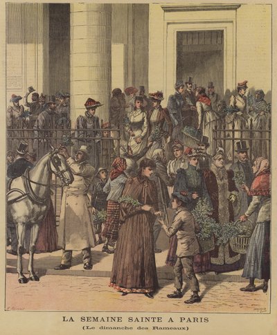 Holy Week in Paris by French School